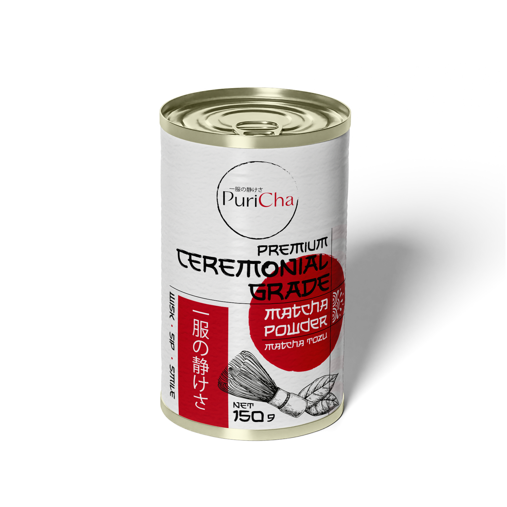 PuriCha Premium Ceremonial Grade Matcha Powder 150g