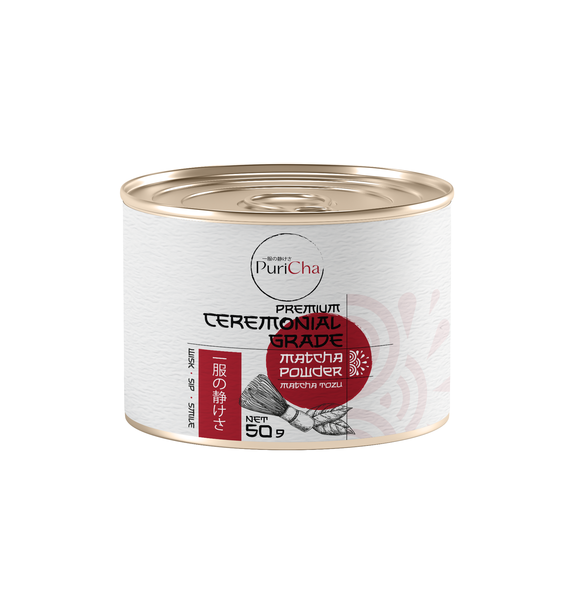 PuriCha Premium Ceremonial Grade Matcha Powder 50g